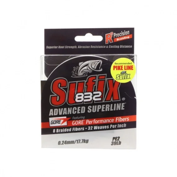 I lager Sufix 832 Braid Black Mamba 150m
