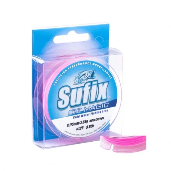 Sufix Ice Magic Mono Lina Vit/Rosa 50m Bästa pris