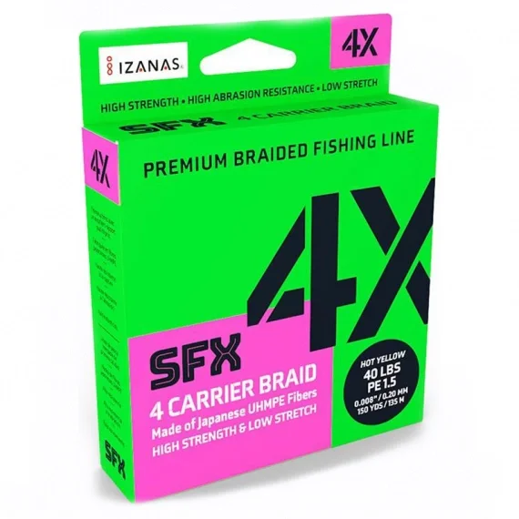 SFX 4X Braid Hot Yellow 137m Billig