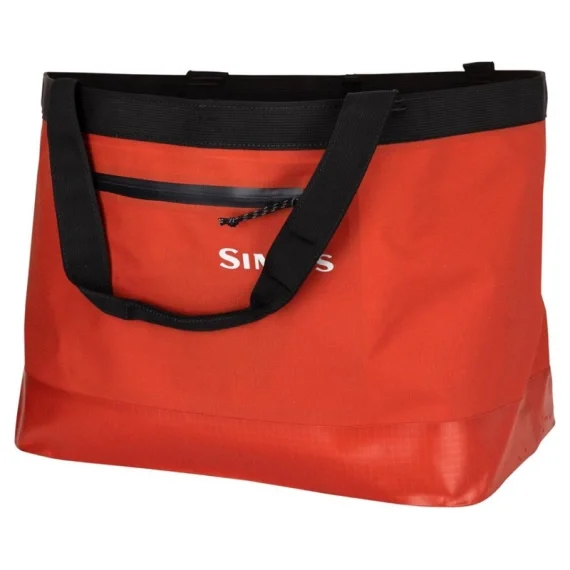Simms Dry Creek Simple Tote - 50L Simms Orange Kundfavorit