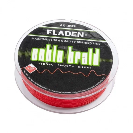 Begränsat antal Fladen Maxximus Cable Braid Red 150m