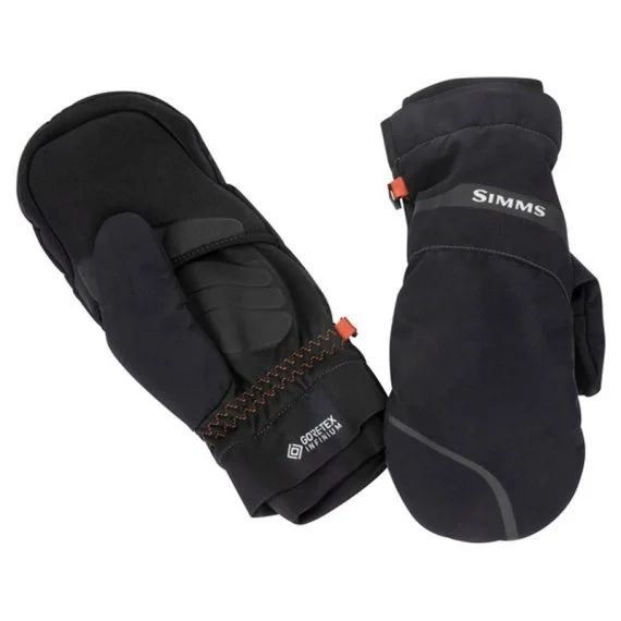 Simms Gore-Tex Infinium F/O Mitt Black I lager