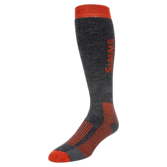 Simms Merino Midweight OTC Sock Carbon Lågt pris