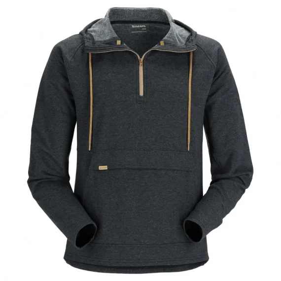 Simms Vermilion Hoody Black Heather Extra rabatt