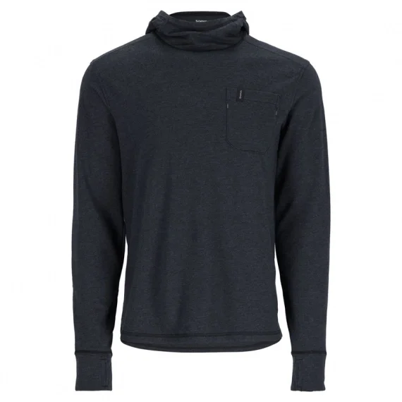 Simms Henry's Fork Hoody Black Heather Rabatt
