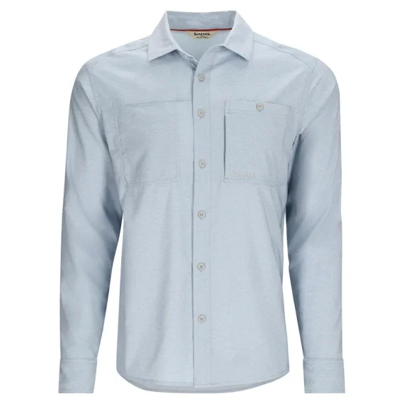 Snabb frakt Simms Challenger Shirt Steel Blue