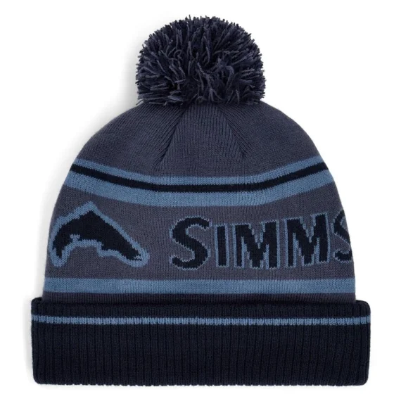 Populär Simms Tip-Up Pom Beanie Huckleberry