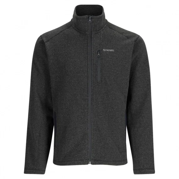 Populär Simms Rivershed Full Zip Black Heather