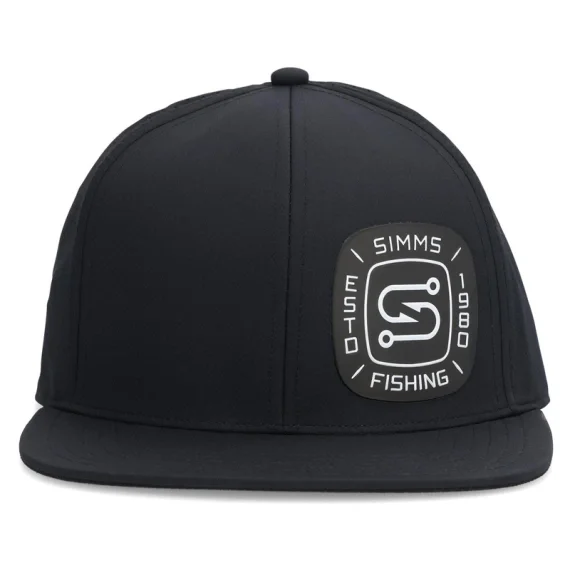Rabatter Simms Flatbill Cap Black