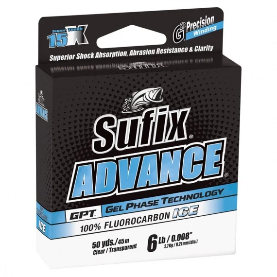 Säker betalning Sufix Advance Ice Fluorocarbon 50m