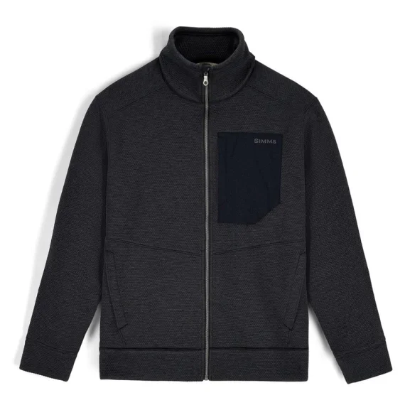 Premium Simms Harbor Fleece Black Heather
