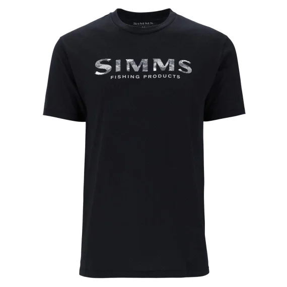 Simms Shroud Fill Logo T-Shirt Black Nyhet