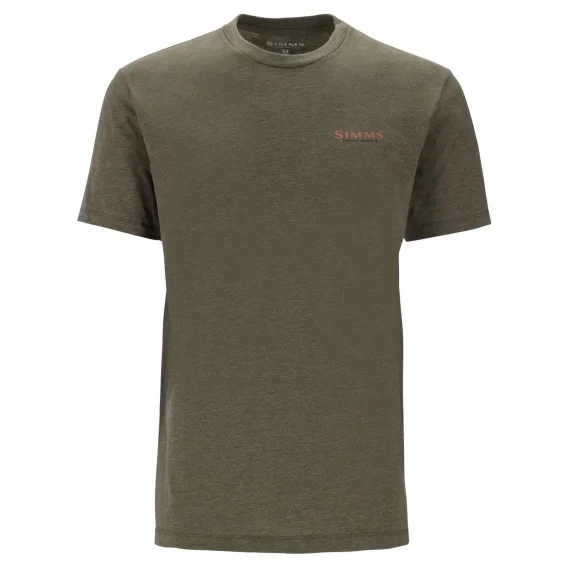Simms Let It Fly T-Shirt Military Heather Bästa pris