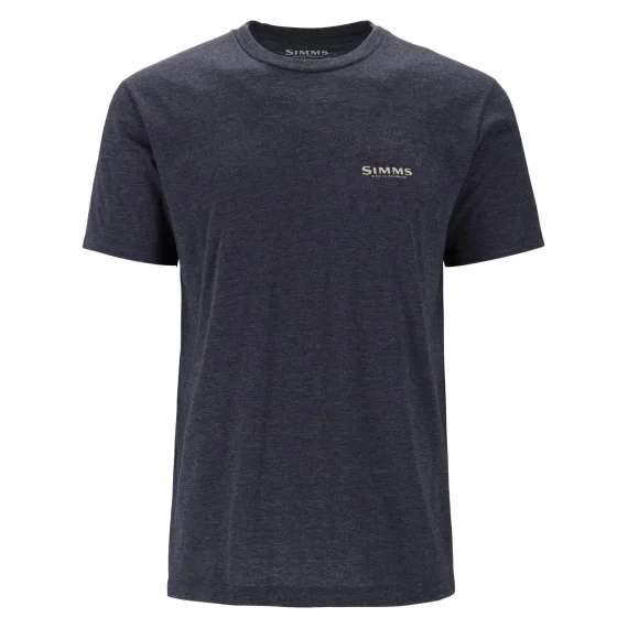 Simms Classic Tackle T-Shirt Navy Heather Snabb leverans
