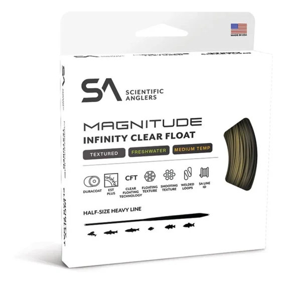 SA Magnitude Infinity Buckskin 10' Clear Tip Kundfavorit