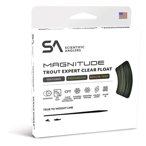 SA Magnitude Trout Expert Sage Green/Clear Bästa pris