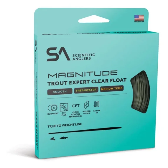 Beställ idag SA Magnitude Smooth Trout Expert Sage Green 10' Clear