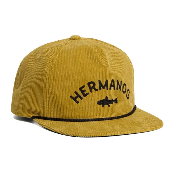 Fri frakt Howler Bro's Unstructured Snapback Hats Hermanos - Old Gold Corduroy