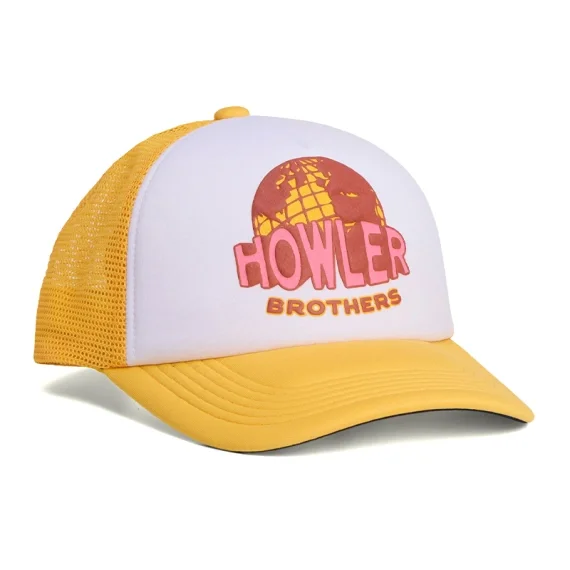 Howler Bro's Foam Dome Worldwide Howler - Yellow / White Snabb frakt