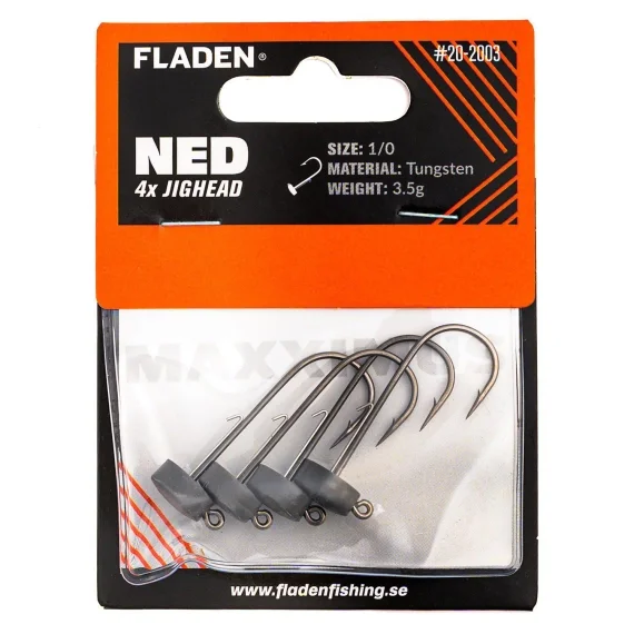 Fladen NED Maxximus Tungsten Jig Heads Snabb leverans