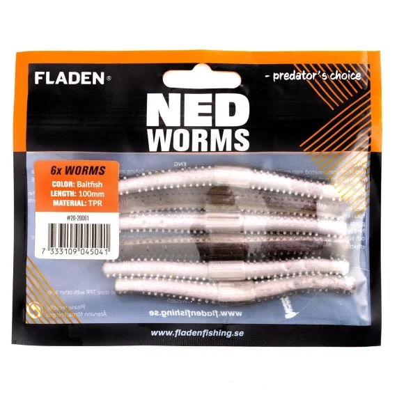 Populärt val Fladen NED worm 10cm