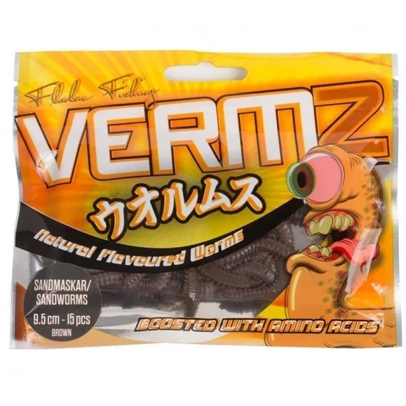 Fladen Vermz Borstmask 9,5cm (15-pack) Kampanjpris