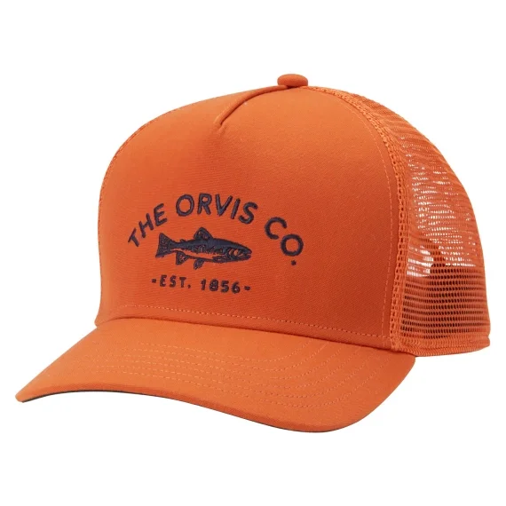 Orvis Co Trucker Hat Red Clay Bästa pris