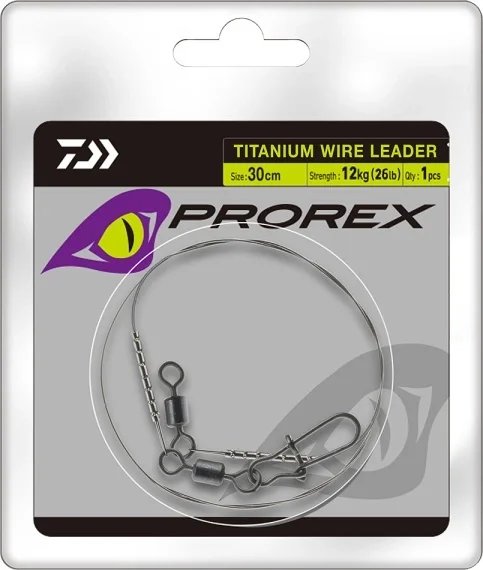 Daiwa Prorex Titanium Wire Leader 30cm Trygg betalning