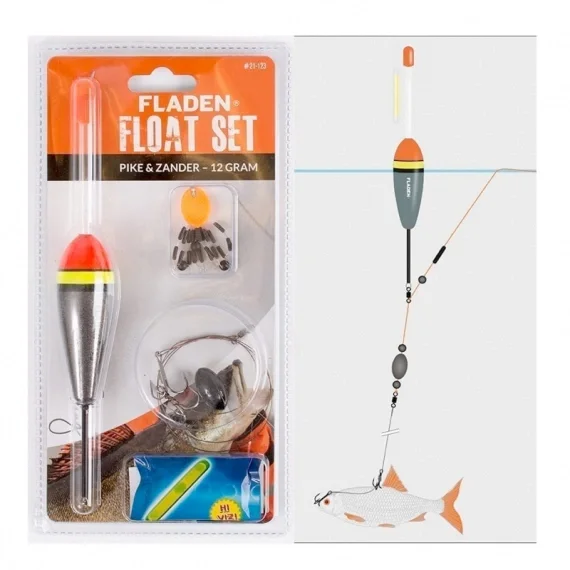 Utförsäljning Fladen Pike/Zander Float-Set 12g