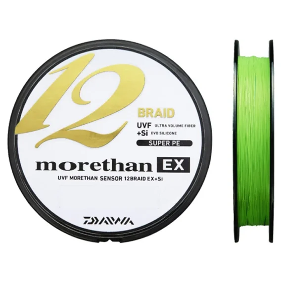 Daiwa Morethan 12 Braid 135m Lime Green Nyhet