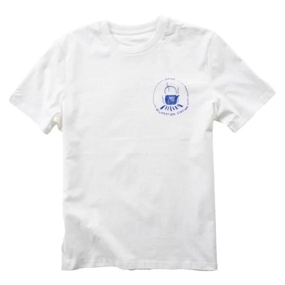 Lemmel T-shirt Relaxation Station Off white Rea