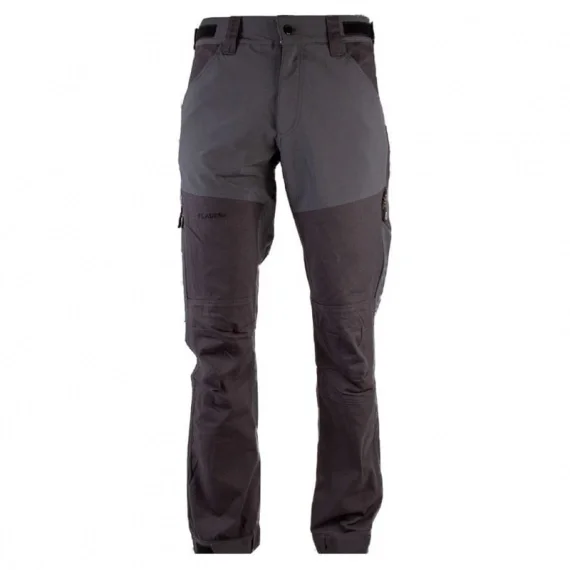 Rabatt Fladen Trousers Authentic 3.0 4-Way Stretch, Grey/Black