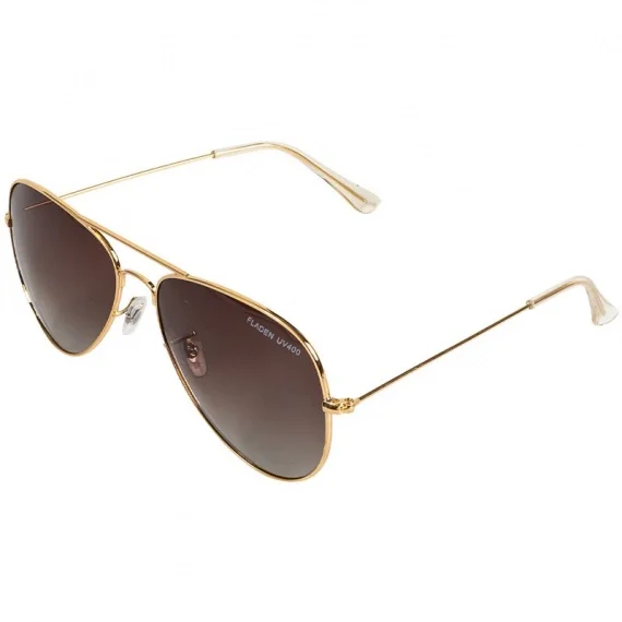 Fladen Polarized Sunglasses Focus Gold Frame Brown Lens I lager