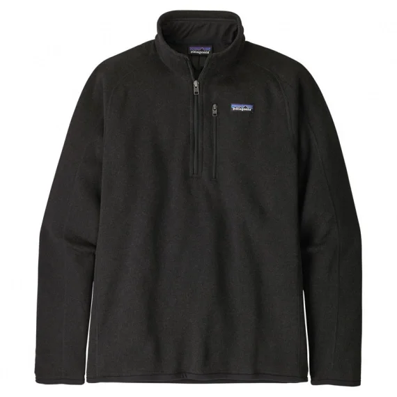 Patagonia M's Better Sweater 1/4 Zip Black Outlet