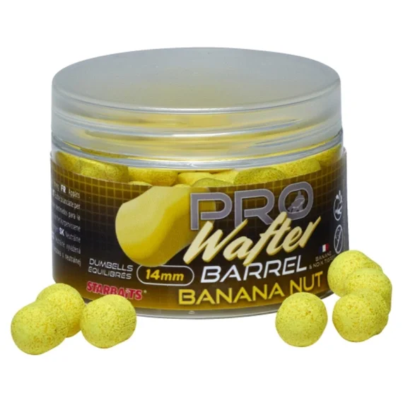 Sista chansen Starbaits Pro Banana Nut Barrel Wafter - 14mm