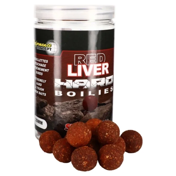 Begränsat antal Starbaits PC Red Liver Hard Hook Bait - 20mm