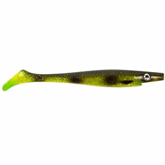 I lager Pig Shad, 23cm, 90g - Olive Spotted Bullhead