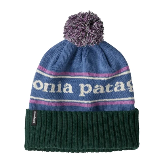 Erbjudande Patagonia Powder Town Beanie Park Stripe: Barnacle Blue