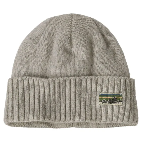 Patagonia Brodeo Beanie OG Legacy Label: Crisp Grey Nyhet