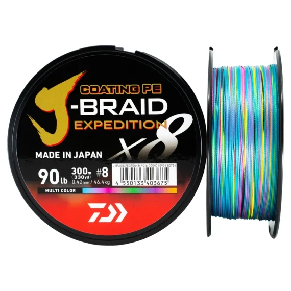 Reapris Daiwa J-Braid Expedition x8E 500m Multi Color