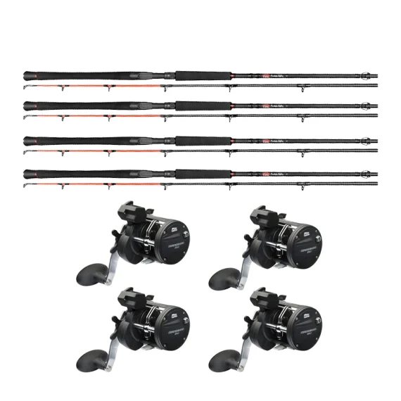 Daiwa Söder Custom Predator Trolling & Abu Garcia Cardinal Combo 4-Pack Reapris