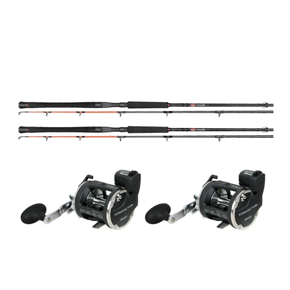 Daiwa Söder Custom Predator Trolling & Okuma Convector LC CV-20D Combo 2-Pack Snabb frakt