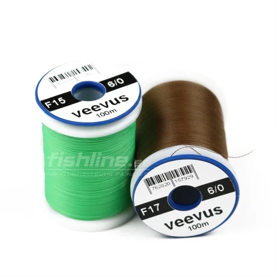 Begränsat antal Veevus Bindtråd 6/0 - Silver Doctor Blue F09