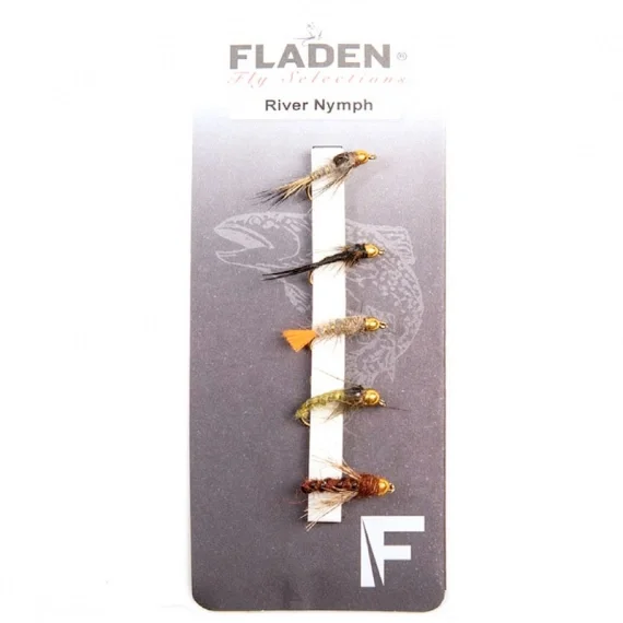 Fladen Maxximus Flies River Nymph 5-pack Extra rabatt