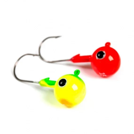 Fladen Jigghuvud Röd/gul 2-pack Outlet