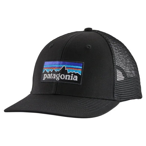 Patagonia P-6 Logo Trucker Hat Black Trygg betalning