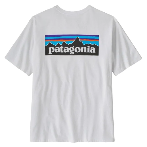 Patagonia M's P-6 Logo Responsibili-Tee White risnedsättning