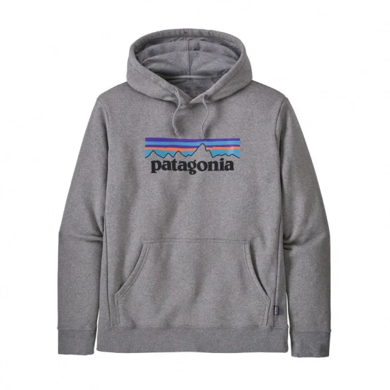 Nedsatt pris Patagonia M's P-6 Logo Uprisal Hoody Gravel Heather