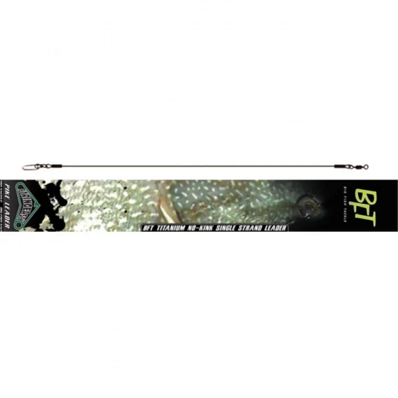 Erbjudandepris BFT Stiff Jerkbait Leader Titanium 12' (30 cm)