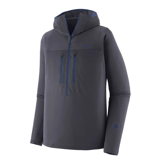 Patagonia M's R1 Ultralight Hoody Smolder Blue Fynd